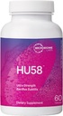 Microbiome Labs HU58 Bacillus Subtilis Probiyotiks for Women and Men - Yüksek Potency Spore Probiyotik for Digestive Health & Immune Support - Daily Capsules with 10 Milyar CFU (60 Capsules)