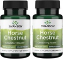 Swanson Horse Chestnut - Χρόνος απελευθέρωσης 200 mg 120 Tabs (2 Συσκευασία)