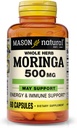 MASON NATURAL Moringa 500 mg - Υποστηρίζει τον Ενεργειακό Μεταβολισμό και τη Φλεγμονώδη Ανταπόκριση, Αντιοξειδωτική Ανοσολογική Υποστήριξη Βότανο συμπλήρωμα, 60 Κάψουλες