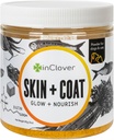 Clover Dog Skin ve Coat Supplement, BioRadiant Natural Supplement for Köpekler, Sağlıklı Skin ve Öner, Fish Oil Alternative Uses Carrots, Coconut, Omega 3's, Biotin ve Çinko Soothe Skin