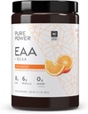 Dr. Mercola Pure Power Essential Amino Acids with BCAA, Orange Flavor, 12,3 oz (350 g), 30 Servings, 8 g EAA, 6 g BCAA, 0 g Ζάχαρη, Μη ΓΤΟ, NSF Πιστοποιημένο για Αθλητισμό