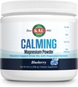KAL Calming Magnezyum Toz - Blueberry Flavor Supplement Magnezyum - Yüksek Absorpsiyon, Rahatlama Desteği, Eklenmedi Şeker, Vegan, Gluten Free, Made Without Soy - 40 Hizmet, 9 ozz