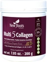 NEW ROOTS HERBAL Multi 5 Coco Collagen Powder Supplement (Τύποι I, II, III, V και X) Υδρολυμένο Κολλαγόνο - Γαλακτοκομικά & Χωρίς Γλουτένη - 12g ανά Σερβίρισμα - Σοκολάτα Γεύση, 7.05 oz