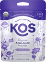 KOS USDA Organik Acai Toz, Unsweetened Superfood - Doğal Antioksitler ve Bowllar için Acai Berry - Polyfent, Gluten-Free, Non-GMO, Climate Friendly resealable Bag, 40 Hizmetler