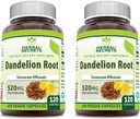 Herbal Secrets Dandelion Root 520 mg Veggie Capsals Supplement 