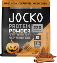 Jocko Mölk Whey Protein Powder - Keto, Probiotics, Grass Fed, Digestive Enzymes, Amino Acids, Sugar Free Monk Fruit Blend - Υποστηρίζει την αποκατάσταση των μυών και την ανάπτυξη (Pumpkin New)