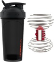 HydraCup Power Shaker w/Weighted Whisk, 28oz - Ταχύτερη ανάμειξη, λιγότερο Shaking Απαιτούμενη, Clump-free Protein Shakes, Shakeer Cup (Πολυπροπυλένιο, Μαύρο)