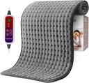 Qfun Extra Large Isıtma Pad for Back Pain Relief, 19.6"x39.3" XXL Fast Heat Pad Boyunca ve 6 Heat Settings & Auto Shut-Off ile Dönem Cramps için Elektrikli Isıtma Pad, Erkekler için Noel Hediyeleri