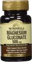 Magnezyum Gluconate 500 mg, 90 Tablet Şişeler (3 Şişeler).