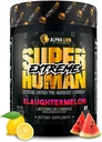 ALPHA LION Superhuman Extreme High Stim Pre Workout Toz, Beta Alanine, L-Taurine & 356mg Tri-Kaynak Caffeine for Sustained Energy, Nitric Physics & Citrulline for Pump (21 Servisler, Skahlon)