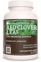 Remedy'nin beslenme Red Clover Leaf | 1.000 mg, 60 Vegan Capsules Herbal Diyetsel Supplement | İki Ay Supply