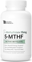 L-Methylfolate 15 mg artı Torch B12, D3, Taurine & NAC | MTHFR-Friendly Folate (High Potency) | Bioaktif Vitamin B9 & B12 | Tamamlama, Medeniyet, & Cognition | 60