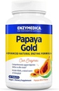Enzymedica Papaya Gold, Advanced Digestive Enzymes with Natural Organic Papaya & Chlorophyll for Comprehensive Digestion Support, High Potency Bromelain & Papain, Vegan, Mint, 60 Chewable Tabletler