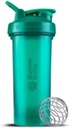 BlenderBottle Shaker Bottle with Pill Organizer and Storage for Protein Powder ProStak System, 22-Ounce, Teal