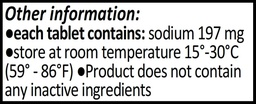 Δισκία χλωριούχου νατρίου 500 mg (0, 5 γραμμάρια), δισκία φυσιολογικό αλάτι USP - 200 δισκία από την CitraGen Pharmaceuticals, Inc.