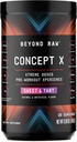 BEYOND Rh Concept X, Klinik olarak Pre-Workout Toz, Contains Caffeine, L-Citrulline, Kretine ve Beta-Alanine, Sweet & Tart Flavor, 20 Hizmetler