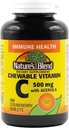 Nature's Blend Vitamin C Chewable Acerola, Strawberry 500 mg 100 Tablets