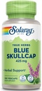 SOLARAY Blue Skullcap 425 mg | Tüm Aerial | Sağlıklı Mood ve Normal GABA Aktivite Desteği | Vegan | 100 VegCaps