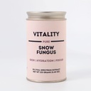 Vitality - Pure Organic Snow Fungus 10:1 Dual Extract -% 100 Meyve - Hemp Bag Dahil - Su /Tea / Coffee/Smoothies - 125 Grams