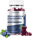 Glucosamine Chondroitin Gummies με MSM & Elderberry Extra Strength - Κοινή Υποστήριξη, Αντιοξειδωτικό ανοσοποιητικό συμπλήρωμα υποστήριξης για ενήλικες, άνδρες και γυναίκες Ορυκτά, συνένζυμο Q10, DHA- 60 Gummies