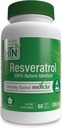 Resveratrol olarak ResVida 100 mg Trans-Resveratrol | Sağlıklı Aging, Hücre Enerji Üretimi ve Metabolism | Klinik olarak Studied ve Gluten Free ( 60'ın paketi)