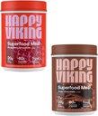Happy Viking Chocolate and Strawberry Powder, by Venus Williams, 20G Protein, Low Carb, Keto, Vegan, Gluten-Free, Superfoods, Complete Meal Replacement, 2 Canisters (24 oz. Κάθε)