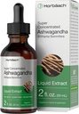 Horbäach Ashwagandha Liquid Drops | 2 Fl Oz | Kadınlar ve Erkekler için Tincture Ekstra | Alkol Ücretsiz Supplement | Withania Somnifera Root | Vegetarian, Non-GMO, and Glute