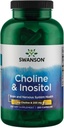 Swanson Choline & Inositol Nerve Support mental Function 250/250 Milligrams 250 Capsules
