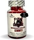 Kretine Monohidrat Gummies- 5g- 30 Hizmet - Kas Büyüme, Kas Kurtarma, Workout Recovery, Beyin Sağlığı - Hayır Yükleme Aşaması - Bloating