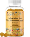 Generic 5-in-1 Kid'in Immune Support Gummy, Manuka Honey, C, çinko, Echinacea, Ginger, Gummy Supplement, Essential Immune Support Gummies for Daily Use, Natural Citrus Flavored - 60