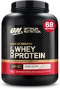 Βέλτιστη διατροφή Gold Πρότυπο 100% Whey Protein Powder, cookies & Cream, 5 Λίρες (συσκευασία Μαΐου Vary)