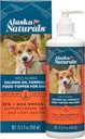 Alaska Naturals – Wild Alaska Salmon Oil Formula Dog Food Topper – EPA και DHA Omega-3 - Συμπλήρωμα για το υγιές δέρμα, γυαλιστερό παλτό – Made in The USA – 15,5 oz. Φιάλη αντλίας