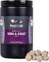 Kala Health PeakTails Skin & Coat Support for Dogs – 150 Chewable Tabletler MSM, Fish Oil, Omega-3 Omega-6 – Sağlıklı Skin, Shiny Coat