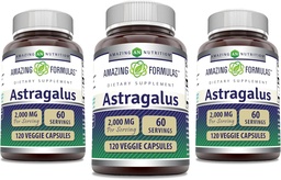 Amazing Formulas Astragalus 2000 mg Per Serving Capsals Supplement 