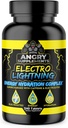 Angry Supplements Electro Lightning Energy Hydration Kompleksi Elektrolyte Tabletler - Kalsiyum, Magnezyum, sodyum, Pyum & Caffeine Pills (240ct, 120 Day Supply) ile Hydrate