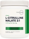 Tip Zero L-Citrulline Malate Toz 2:1 6X (300g | 6000 mg Per | Unflavored) Ultra Clean L Citrulline, Nitrik Oksit ATM, Pre Workout - Nitrous Oksit Vasodilator Supplement