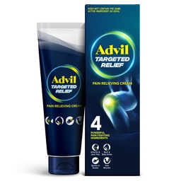Advil Targeted Relief Pain Relief Relief Cream, Μέχρι 8 Ώρες Ισχυρής Ανακούφισης Ανηλίκου Αρθρίτιδας Πόνος, πόνος αρθρώσεων, Οσφυαλγία και Μυϊκός Πόνος - 4 oz