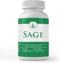 PURE ORIGINAL INGREDIENTS Sage, (100 Capsules), Her zaman Pure, Nomixs Or Fillers, Lab TY
