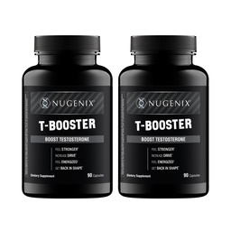 Nugenix T Boost - Δωρεάν συμπλήρωμα Booster τεστοστερόνης για άνδρες, 180 Count