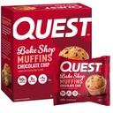 Quest Chocolate Chip Muffin, 10g protein, 2g Net Carb, 1g Sugar, protein Snack, 4 Count