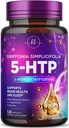 5-HTP Supplement - hizmet başına 200 mg - Griffonia Simplicifolia'dan Ekstra Kuvvet 5HTP - Destekler Restful Sleep, Natural Calm & Brain Health - 5 Hydroxytryptophan - ABD'de Şişelendi - 120 Capsules