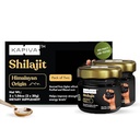 Kapiva 100% Authentic Himalayan Shilajit Resin (30gmx2), High Potency for Men & Women | 80+ Trace Minerals, Upto 70% Fulvic Acid | Authentic | Natural Energy & Immune Support