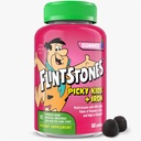 Flintstones Vitamins for Picky Kids + Iron, Kids Multivitamin Gummies with Vitamin C, D, E, B6 and Iron, Gummy Vitamins, Grape Flavored, 60 Gummies