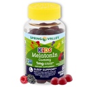 Kids Melatonin Gummies 1mg- Raspberry Flavor, 60 Count (Pack of 1)