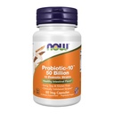 NOW Foods Supplements, Probiotic-10™, 50 Billion, with 10 Probiotic Strains, Strain Verified, 50 Veg Capsules