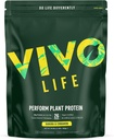 Vivo life Perform Plant Protein Powder - Pea & Hemp Protein Blend with BCAA (34.85 oz, Banana & Cinnamon)