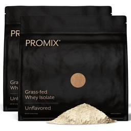 ProMix Διατροφή Whey Protein Isolate Powder, Unflavored - Grass-Fed & 100% Όλα τα φυσικά - - Post προπόνηση Καταλληλότητα & Διατροφή Shakes, Smoothies, Ψήσιμο & Μαγειρική Συνταγές - 2.5 Λίρα (πακέτο των 2)