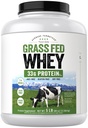 Carlyle Grass Fed Whey Protein Powder | 5lb (80 oz) | Unflavored Supplement for Women and Men with BCAA | Sugar and Hormone Free | Vegetarian, Non-GMO and Gluten Free | by Herbage Farmstead