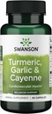 Swanson Full Spectrum Turmeric Garlic & Cayenne 60 Capsules