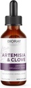 BIORAY Professional Artemisia & Clove - 2 fl oz - Ανεπιθύμητη αφαίρεση οργανισμού με φαρμακευτικά μανιτάρια - μη ΓΤΟ, χορτοφάγοι, χωρίς γλουτένη